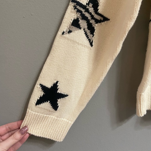 Rails Cream Star Pattern Sweater - Picture 8 of 14